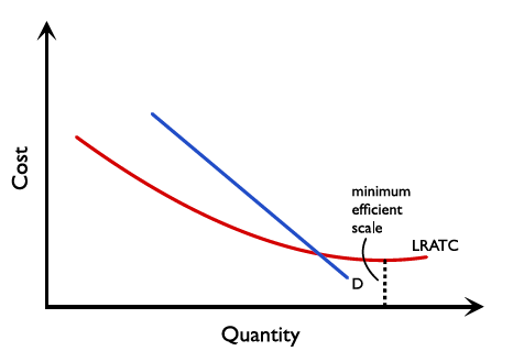 Figure 2.11.14: Natural monopoly